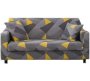 Home Sofa Covers With Matching Scatter Cushions - Grey Yellow - 145 Cm Bangle Stand Furniture Accessories Plastic