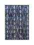 Bk Carpets & Rugs - Moroccan Shaggy Inspired Style Indoor Rug - 2M X 2 9M - Black- White Design