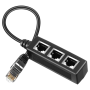 RJ45 Ethernet Splitter Adapter Ethernet Splitter 1 To 3 For Home