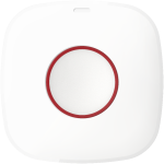 Hikvision DS-PDEB1-EG2-WE Singlebutton _c Wireless Emergency Button Effective Emergency Buttion Frequency Hopping Against Jammin
