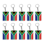 South Africa Flag Acrylic Keychain