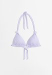 Push-up Triangle Bikini Top - Lilac