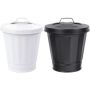 MINI Metal Trash Cans With Flower Pot Function For Office And Home Use