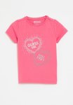 Guess Short Sleeve T-Shirt - Fuchsia Lipstick