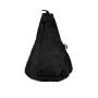 600D Triangle Cross Over Bag Black