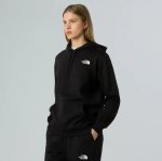 Womens Simple Dome Hoodie Black - Black L