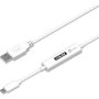 J5 Create JUCP13 Usb-c Dynamic Power Meter Charging Cable USB Type-a To Usb-c White