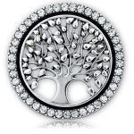 Gold Tree Of Life Brooch Pins Rhinestone Vintage Lapel Badge Brooches For Women Fashion Jewelry Clothing Decoration Accessories