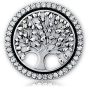 Gold Tree Of Life Brooch Pins Rhinestone Vintage Lapel Badge Brooches For Women Fashion Jewelry Clothing Decoration Accessories Silver