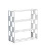 Houseware 4-TIER Shoe Rack Storage Organizer Shoe Storage Shelf - White