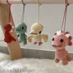 Baby Dino Dangles - Dino Earthy Collection