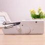 Portable Handheld Sewing Machine - Compact Quick-Stitch Tool For Fabric & Clothing Repair Battery Operated (AAA Batteries Not Included) - White