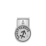 Composable Classic Link Sagittarius In Silver And Swarovski Zirconia