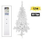Premium 1.2M White Artificial Xmas Tree With 161 Tips