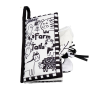 Baby Black And White Farm Tail Soft Activity Soft Cloth Book