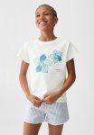 T-Shirt Hibiscus - Offwhite
