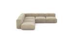 Five Module Corner Sofa - Cord Velours - Sand - 283CM X 283CM