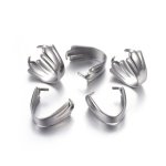 304 Stainless Steel Snap On Bails 10.5 10.5 5.5MM 10PCS