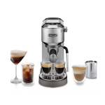 De'Longhi Delonghi Dedica Duo Manual Coffee Maker Silver Hot And Cold Brew