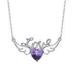 Love Angel Necklace With Swarovski Crystals