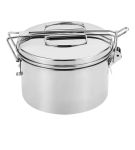 Stainless Steel Camping Folding Lunch Box - 350ML