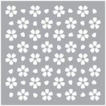 Stencil 5 Petal Blossom