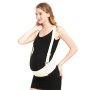 Breathable Shoulder Belly Support Belt Pregnancy Anti-stretching Waist Band - Brown