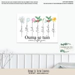 Canvas Gift Ouma Se Tuin