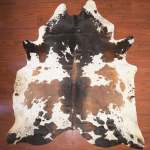 A Grade Cow Hide 283 Tricolour XXL - Extra Extra Large Tricolour Spotted