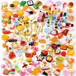 Exquisite 30G Miniature Food Drinks Bottle Tableware Assorted Pretend Foods MINI Food Dollhouse Accessories Mixed Resin Kitchen