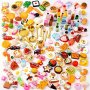 Exquisite 30g Miniature Food Drinks Bottle Tableware Assorted Pretend Foods Mini Food Dollhouse Accessories Mixed Resin Kitchen Food Cutlery For Boys And Girls Kitchen