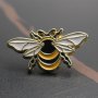 Enamel Bee Brooch Pin Cute Animal Insect Design Novelty Accessory Decorative Party Wear Lapel Pin