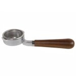 Walnut Bottomless Portafilter For Gaggia