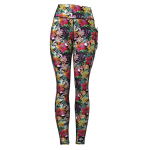 High Waist Full Length - Hibiscus Brights - Ladies S - 32