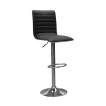 Barstool Chrome Frame Black