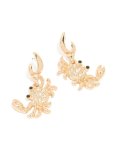 Goldair Gold Diamante Crab Stud Earrings