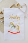 Personalised Embroidered Christmas Bag - Nutcracker Rocking Horse