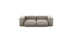 Two Module Sofa - Velvet - Stone - 230CM X 115CM