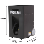 Padelbot Portable Padel Training Ball Feeder With Remote Control