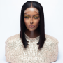 The San Hair Straight Bob Wig 4X4 12 Inch