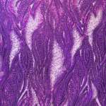 Tulle Embroidery 24150 -01 Turq