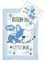 Pup Cot Comforter Blue