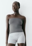 Light Shape Cotton Biker Briefs - Grey