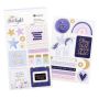 By Starlight Chipboard Embellishments 2 Sheets