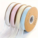 Polyester Gift Wrap Ribbon Set - 22.86 Meter Multi-color Sheer Organza Ribbons For Floral Arrangements Wedding Favors Handcrafts