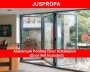 Aluminium Folding Door Installation By Juspropa