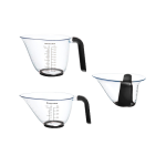 KitchenAid 3 PC Measuring Jugs Transparent - KN298OSOBI