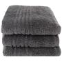 Hotel Collection Towel -520GSM -bath Sheet -pack Of 3 -grey