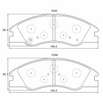 Ferodo Brake Pads Front For Kia Cerato