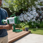 Light-up Bubble Bazooka Machine Gun
